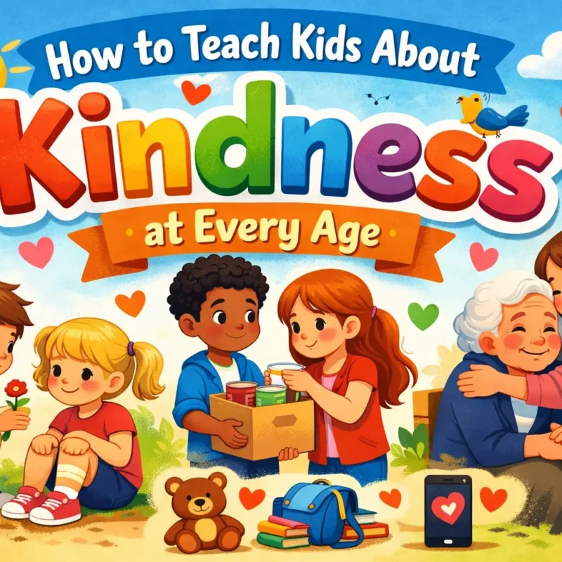 How to teach kids about kindness at every age