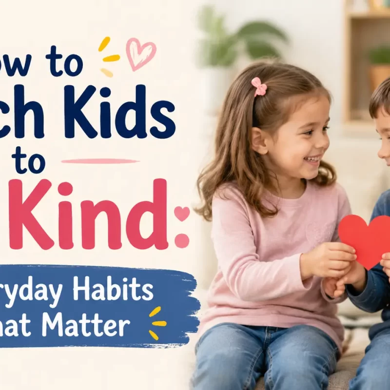 How to Teach Kids to Be Kind Everyday Habits That Matter