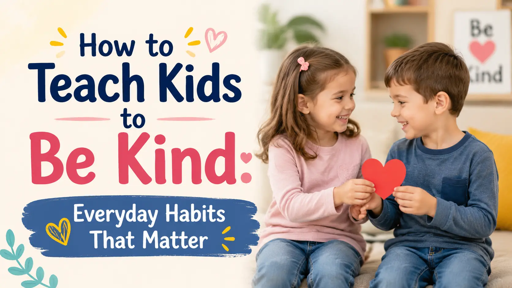 How to Teach Kids to Be Kind Everyday Habits That Matter